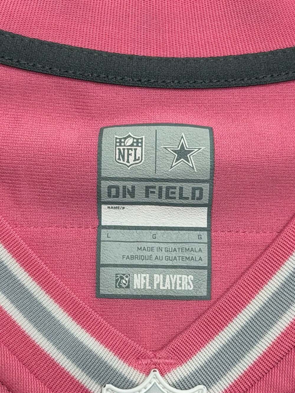 NFL Dallas Cowboys Jason Witten 82 Pink Breast Cancer Awareness Jersey Size L - Picture 6 of 8